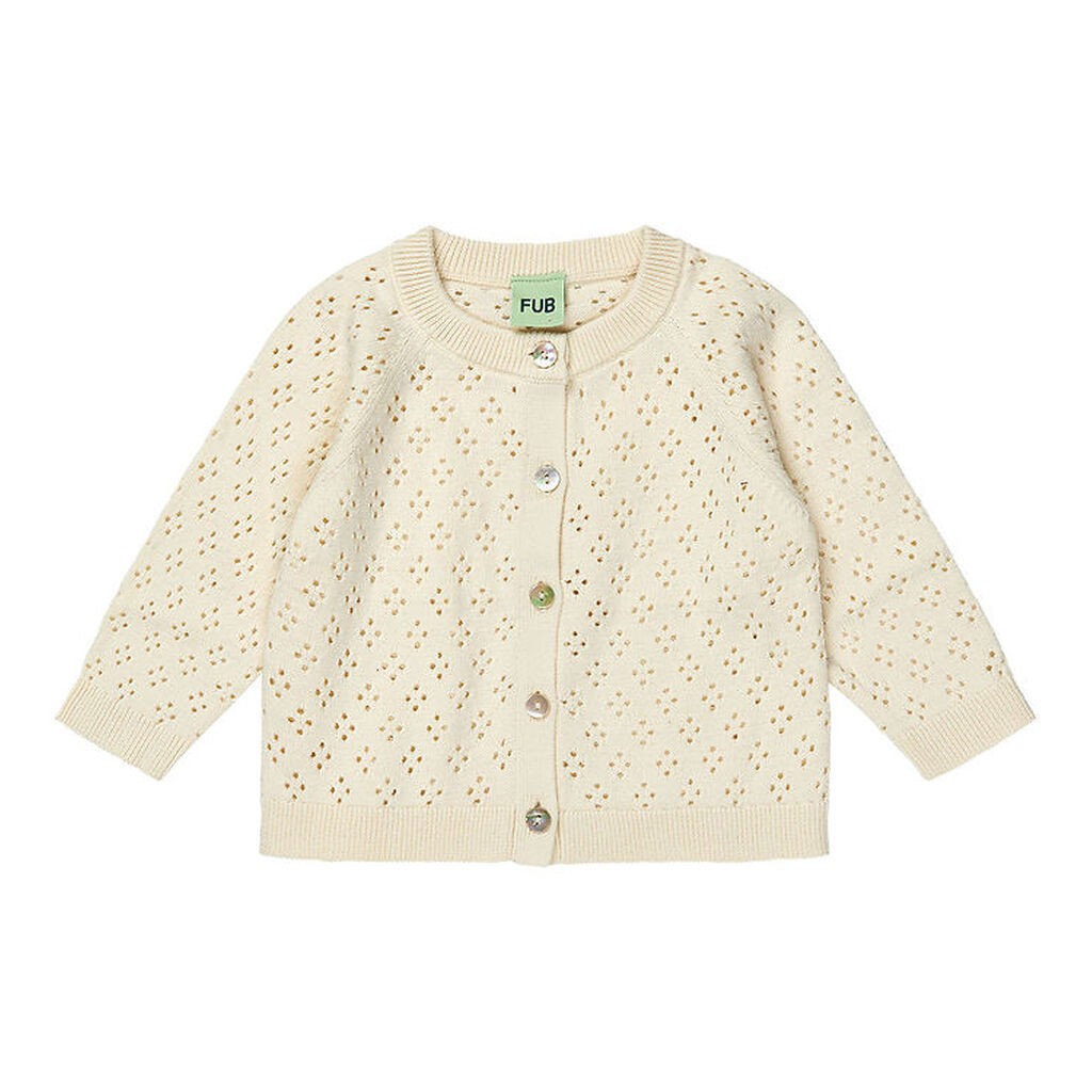 FUB Cardigan - Strik - Ecru