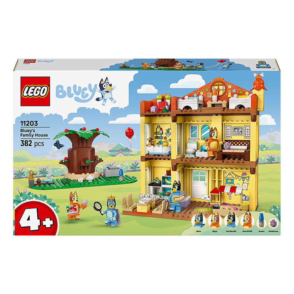 LEGOÂ® Bluey - Blueys Families Hus 11203 - 382 Dele