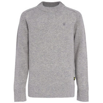 G-Star RAW Bluse - Polyamid/Uld - Gråmeleret