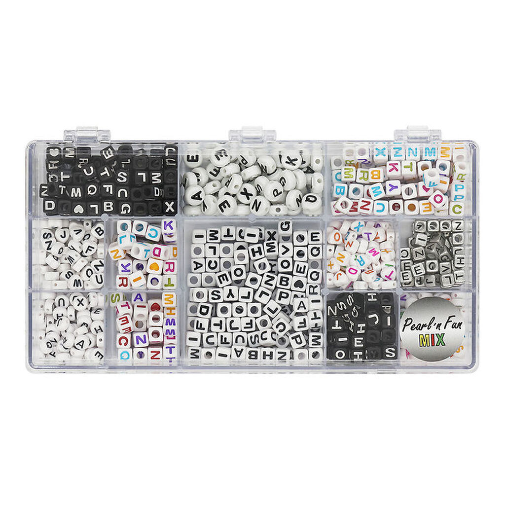 Pearl N Fun Perler - Smykkesæt - Bogstaver