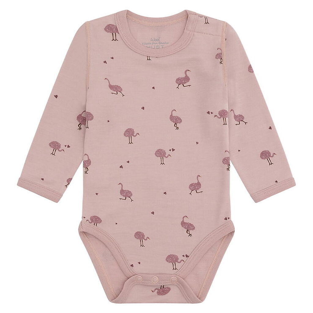 Hust and Claire Body l/æ - Uld/Bambus Viskose - HCBaloo Ostrich