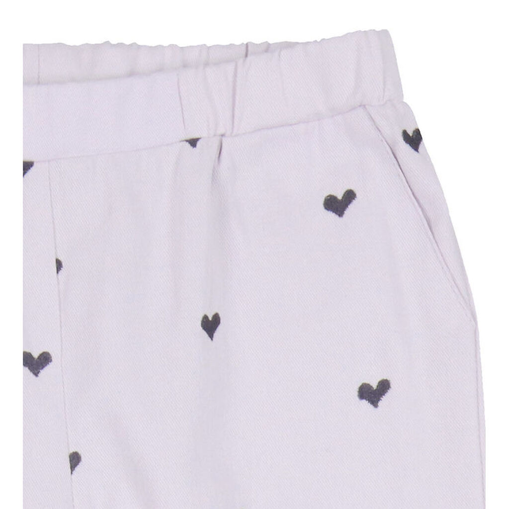 Copenhagen Colors Bukser - Lavender m. Hjerter