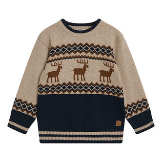 Hust and Claire Bluse - Strik - Pelle - Biscuit Melange