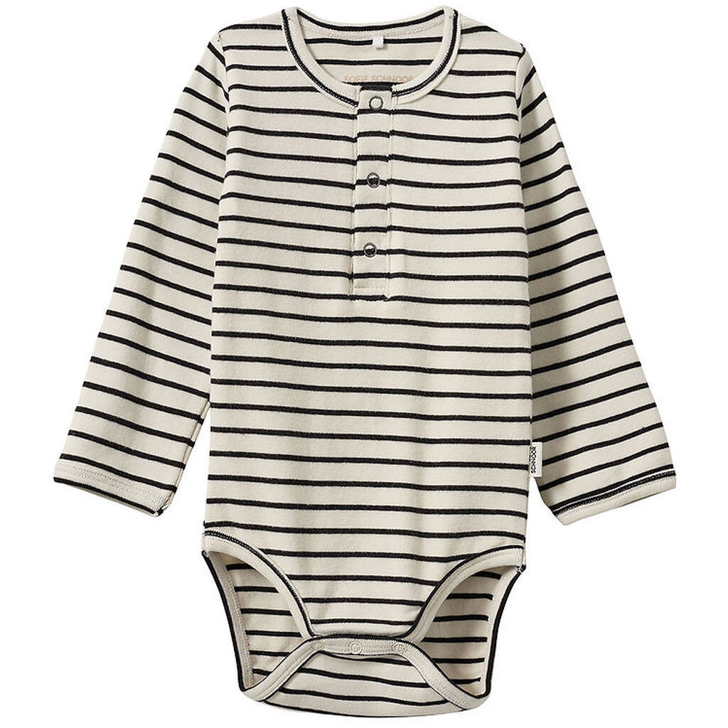 Sofie Schnoor Body l/æ - Samuelsb - Black Striped