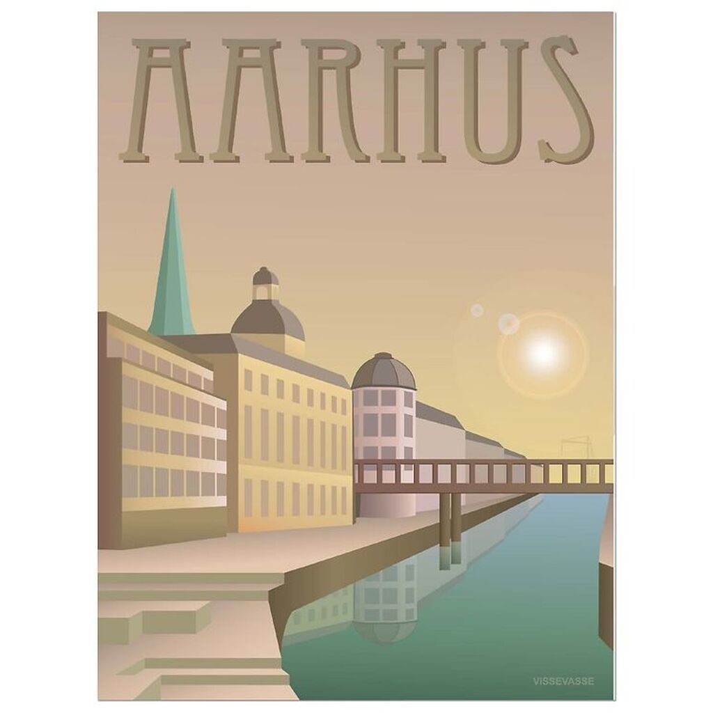 Vissevasse Plakat - 50x70 - Aarhus - Åen