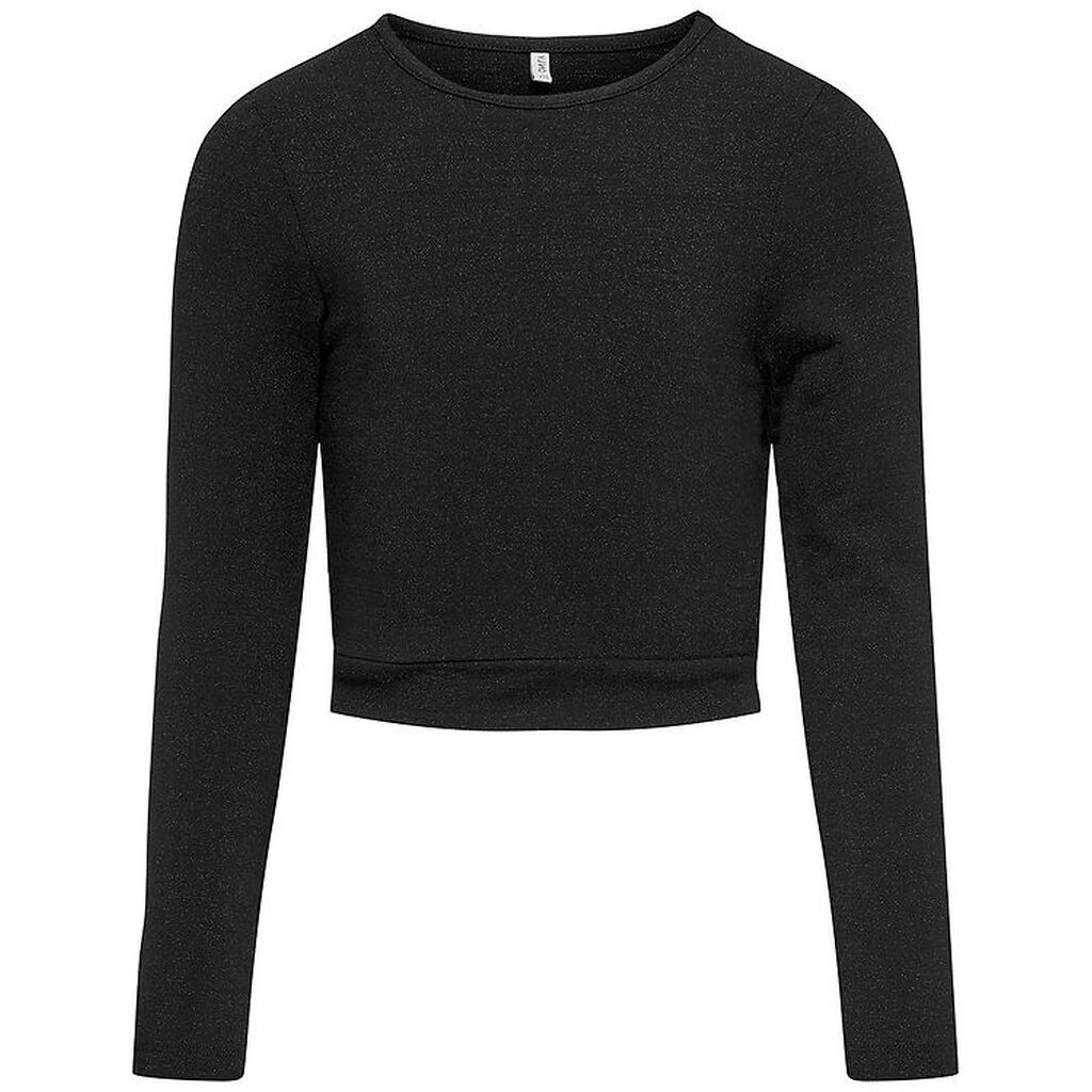 Kids Only Bluse - Cropped - KogRoma - Sort m.Glimmer