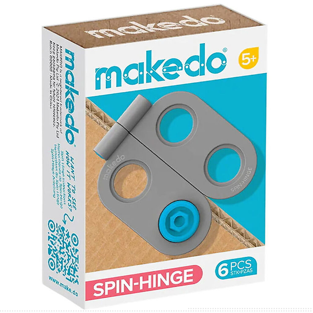 MakeDo Værktøj til Pap - Spin-Hinge - 6 Dele
