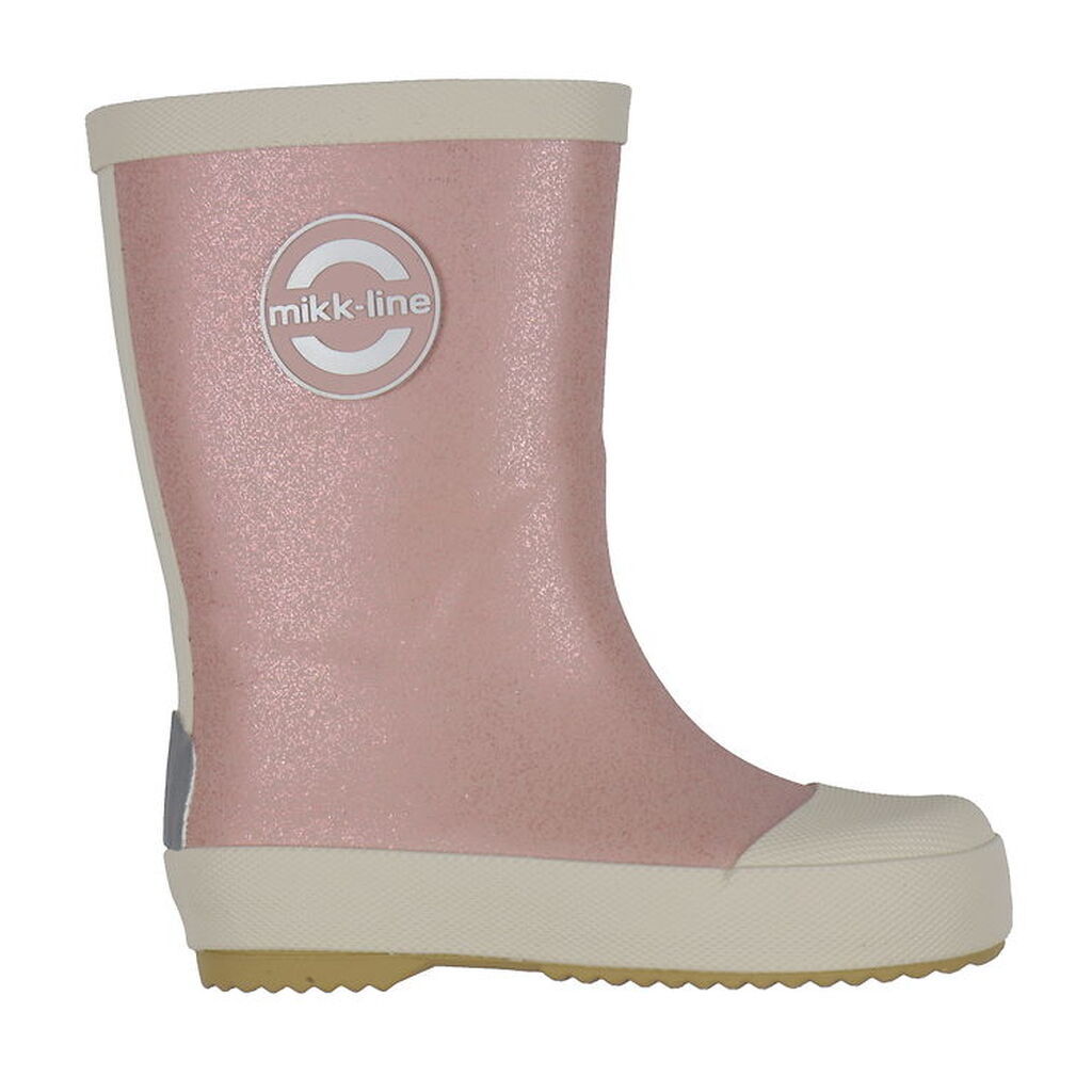 Mikk-Line Gummistøvler - Glitter - Woodrose