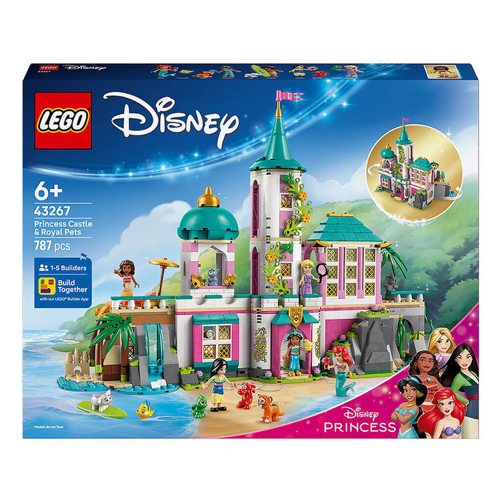 LEGOÂ® Disney - Prinsesseslot Og Royale Kæledyr 43267 - 787 Dele