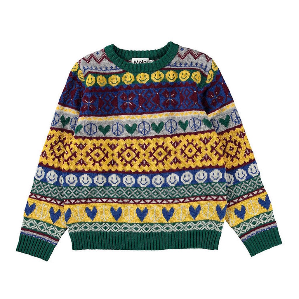 Molo Bluse - Uld/Akryl - Barri - Traditional