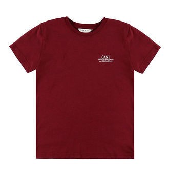 GANT T-shirt - Plumped Red m. Logo