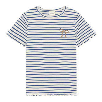Minymo T-shirt - Rib - Dutch Blue
