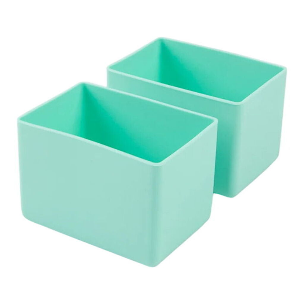 MontiiCo Indsatser - 2-pak - Bento Feast - Silikone - Marine