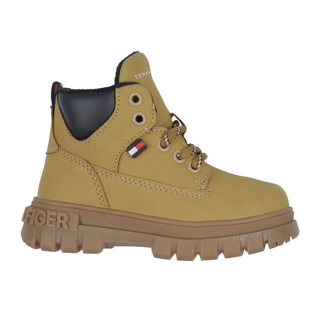 Tommy Hilfiger Støvler - Lace-Up - Ochre