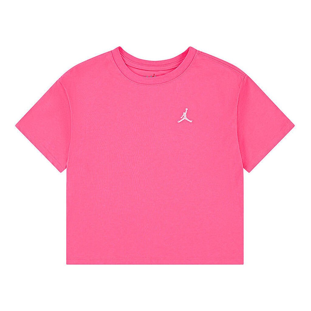 Jordan T-shirt - Boxy - Hyper Pink m. Logo