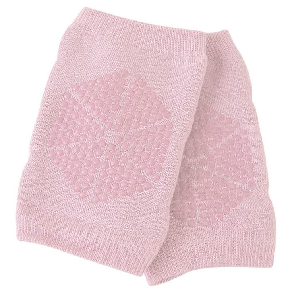 Melton Knæbeskyttere - Let's Go - Uld/Bambus - Rosa m. Antiskrid