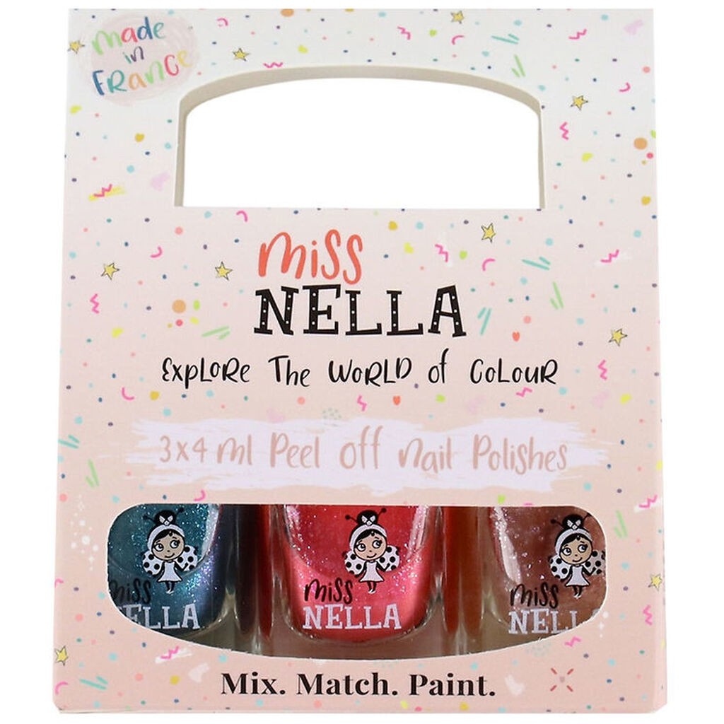 Miss Nella Neglelak - 3-pak - Glade Farver
