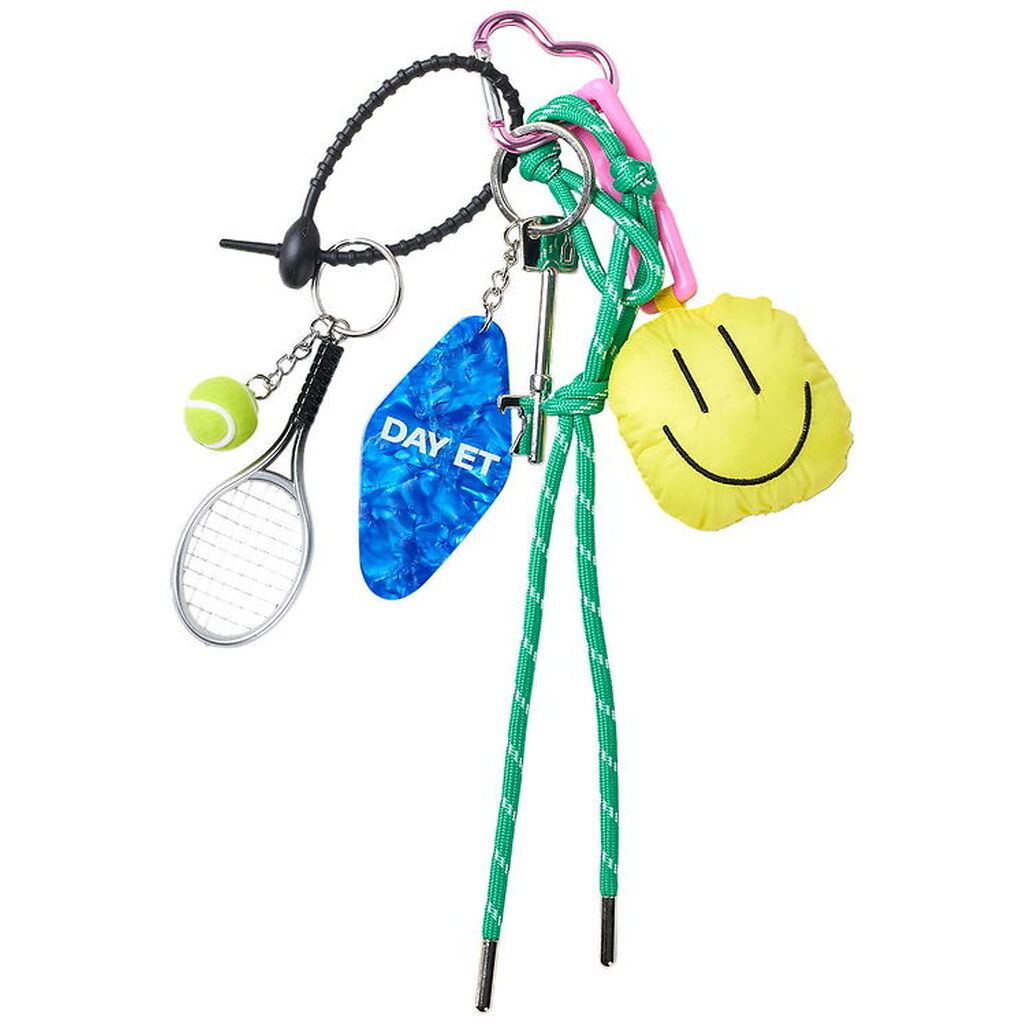 DAY ET Nøglering - Sort/Multi