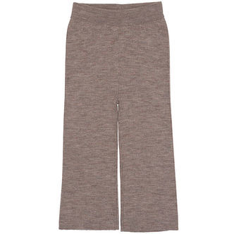 Copenhagen Colors Bukser - Uld - Wide - Rib - Natural Melange