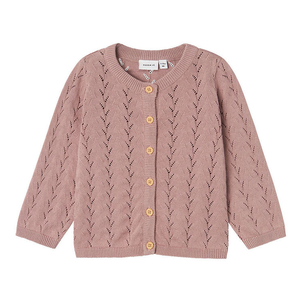 Name It Cardigan - Strik - Noos - NmfBanni - Deauville Mauve