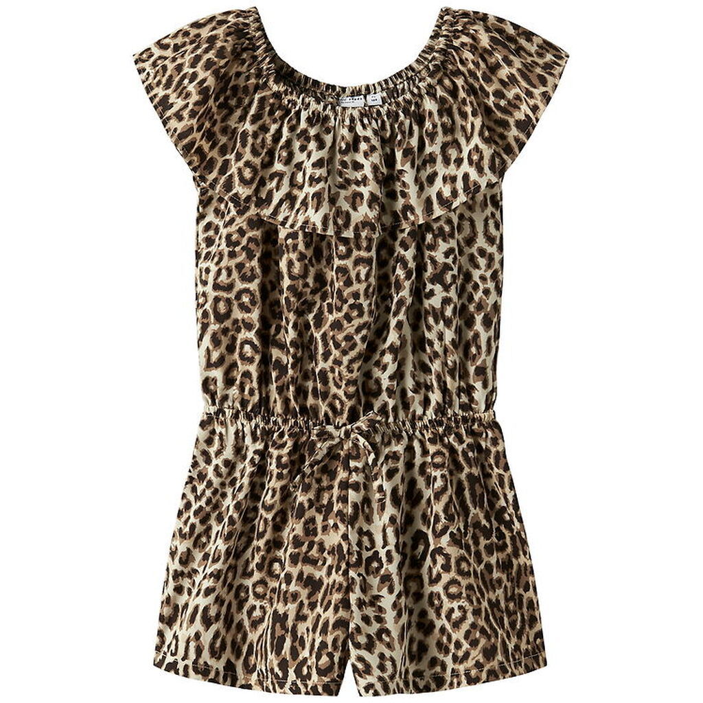Name It Buksedragt - NkfVinaya - Noos - Black/Leopard AOP
