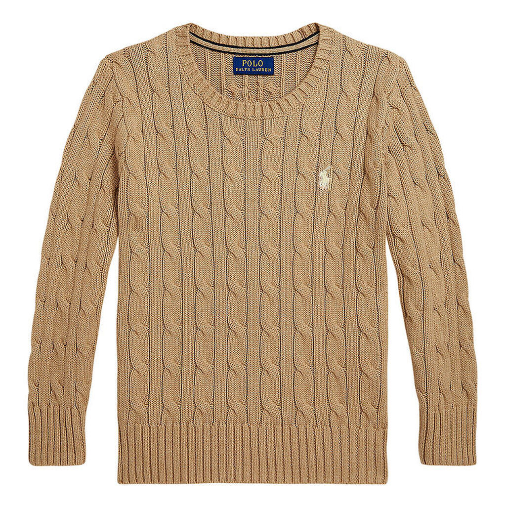 Polo Ralph Lauren Bluse - Strik - Classic Camel Heather