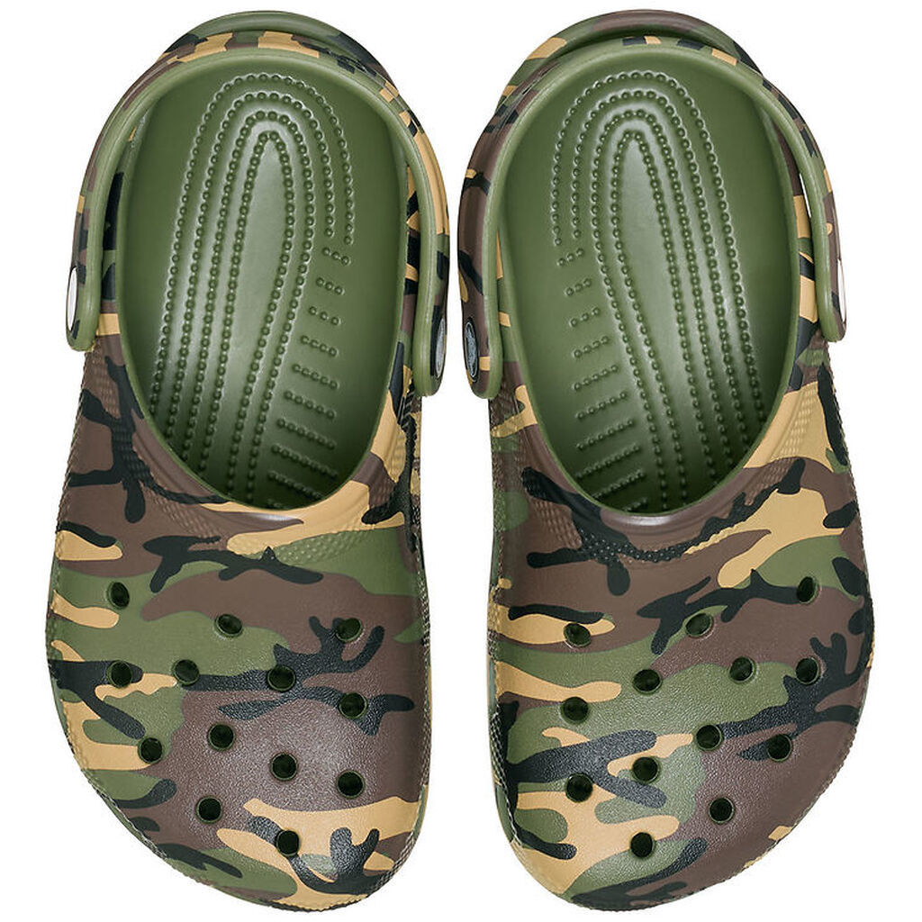 Crocs Sandaler - Classic Camouflage Clog K - Army Green/Multi