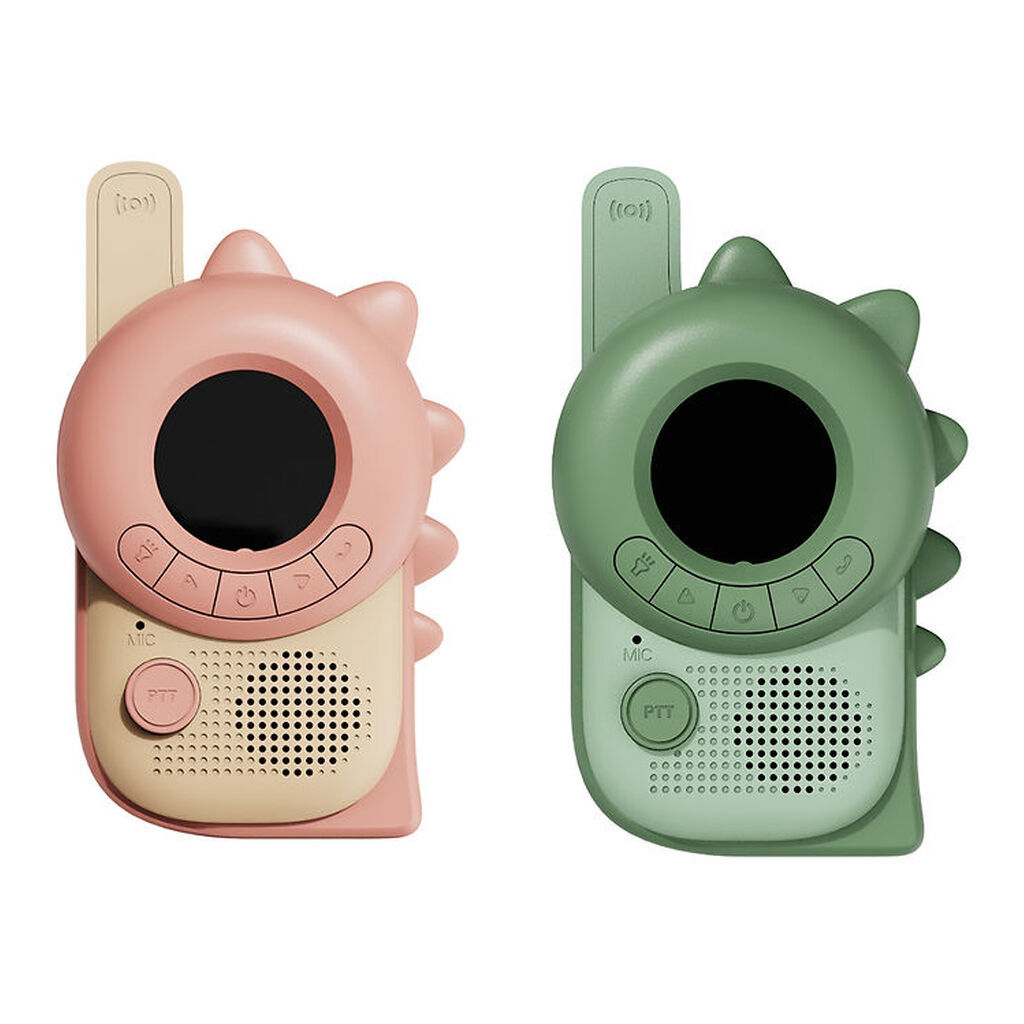The Zoofamily Walkie Talkies - Dino Pink/Dino Grøn