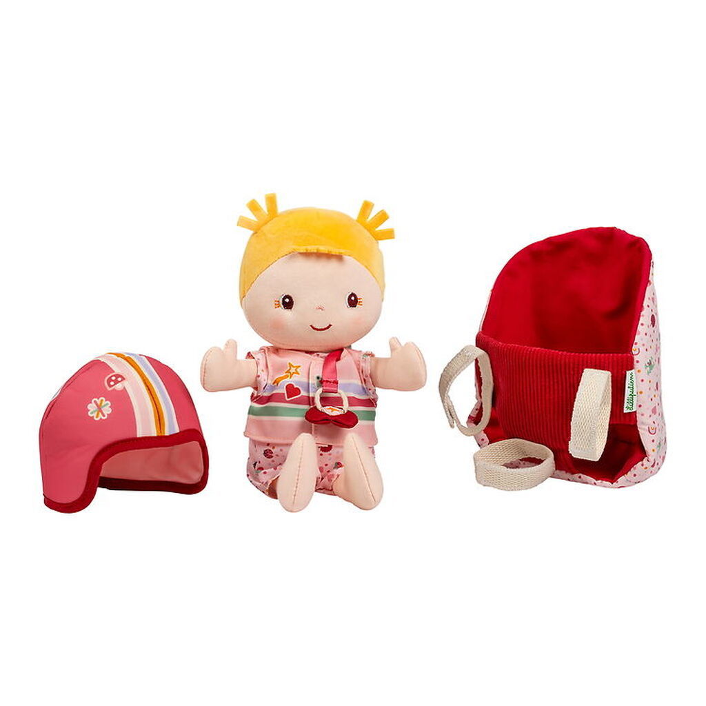 Lilliputiens Dukke m. Cykelstol - Baby Lena