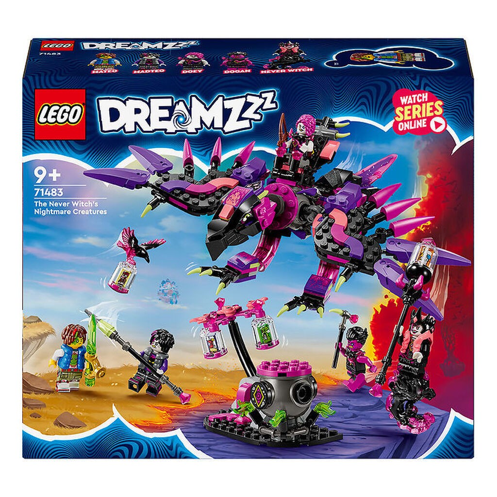 LEGOÂ® DREAMZzz - Aldrig-heksens Mareridsvæsner 71483 - 457 Dele
