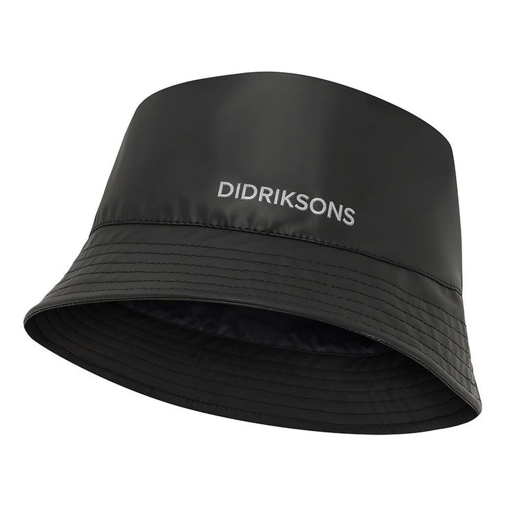 Didriksons Regnhat - PU - Giga - Sort