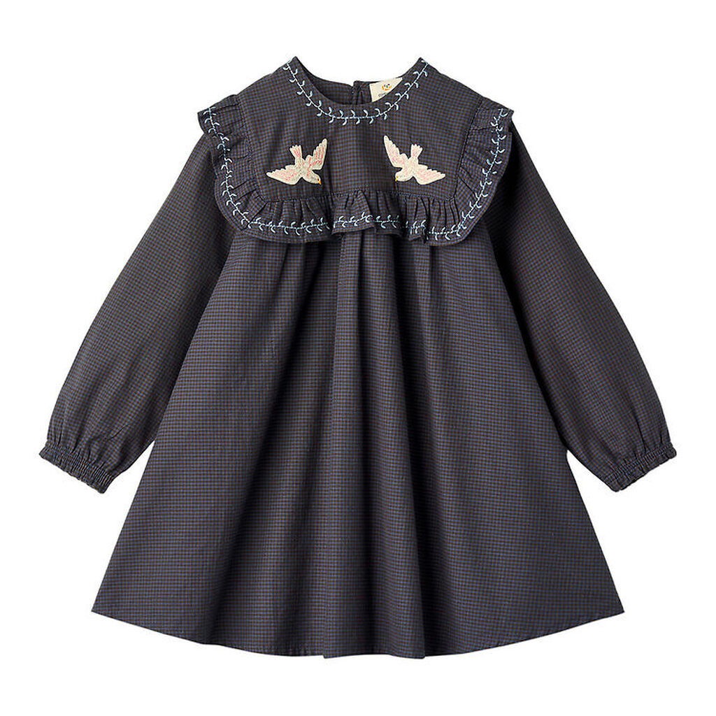 Copenhagen Colors Kjole - Brun/Blå Tern