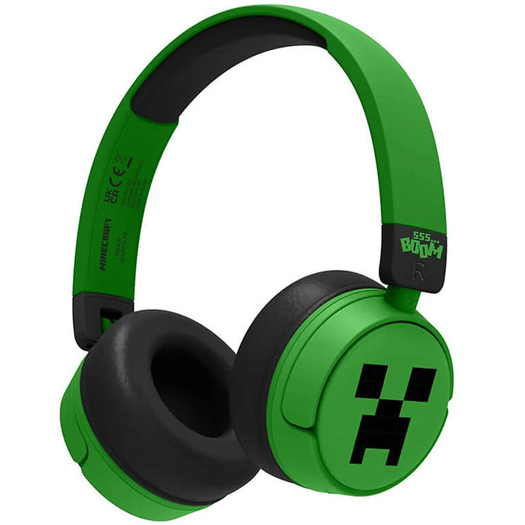 OTL Høretelefoner - Minecraft - On-Ear Kids - Wireless - Grøn