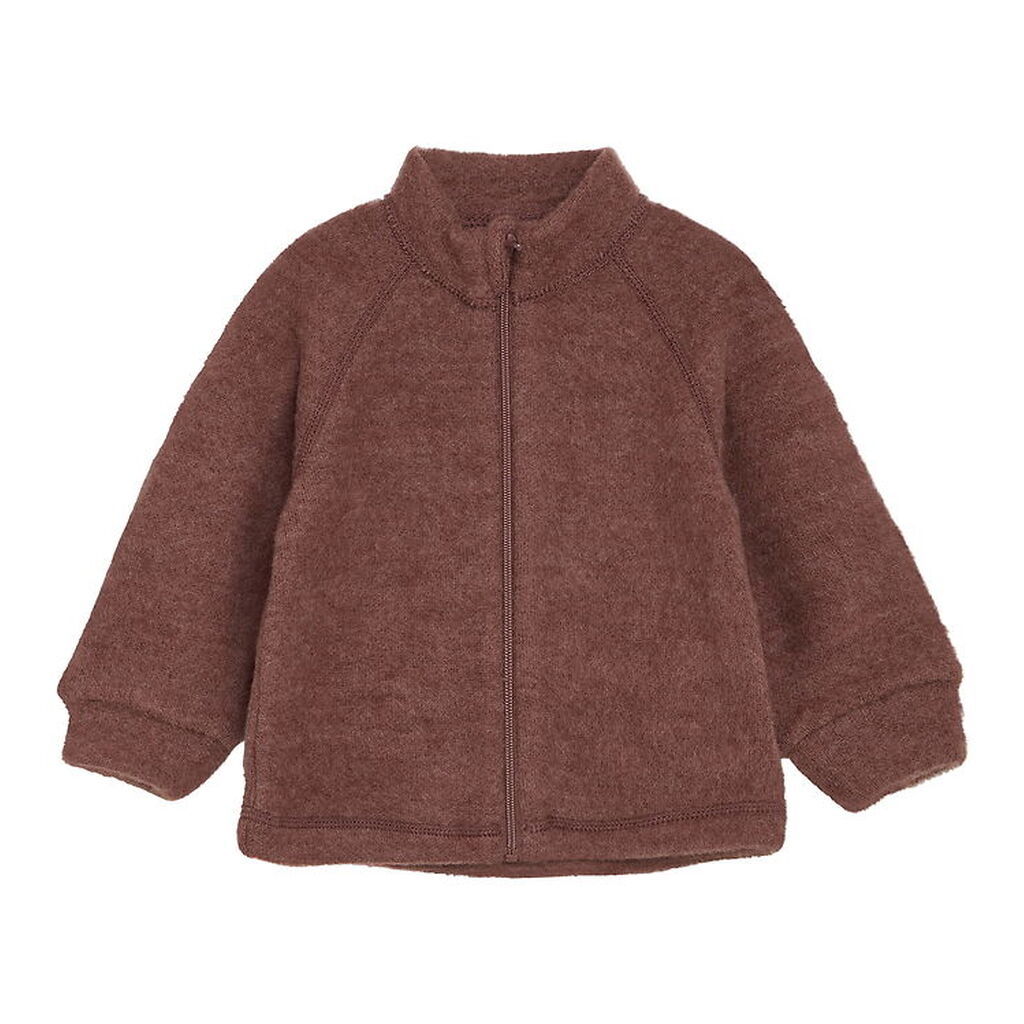 Celavi Cardigan - Uld - Marron