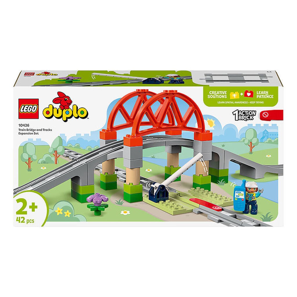 LEGOÂ® DUPLO - Togbro og Spor Udvidelsessæt 10426 - 42 Dele