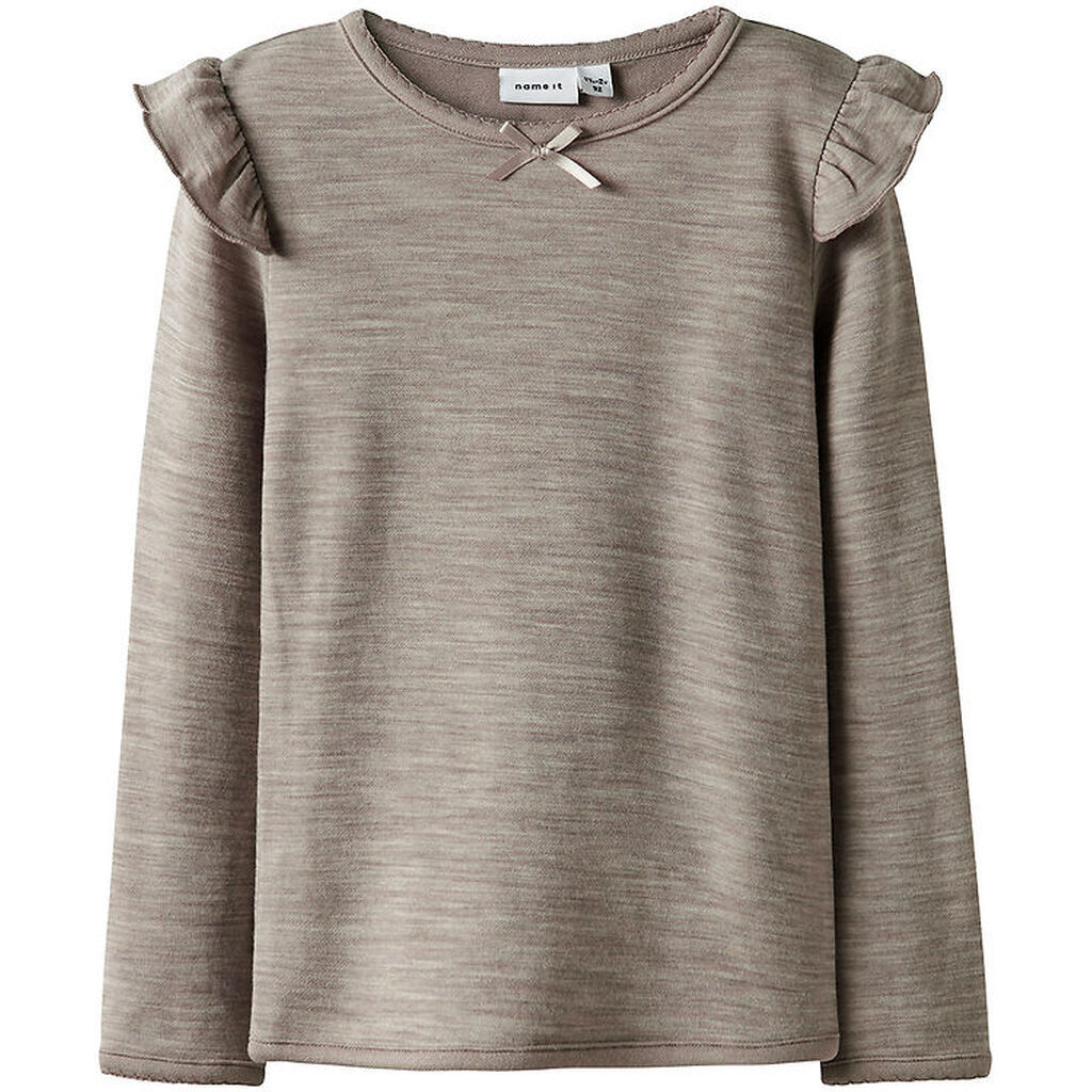 Name It Bluse - Uld/Viskose - NmfWyla - Satellite