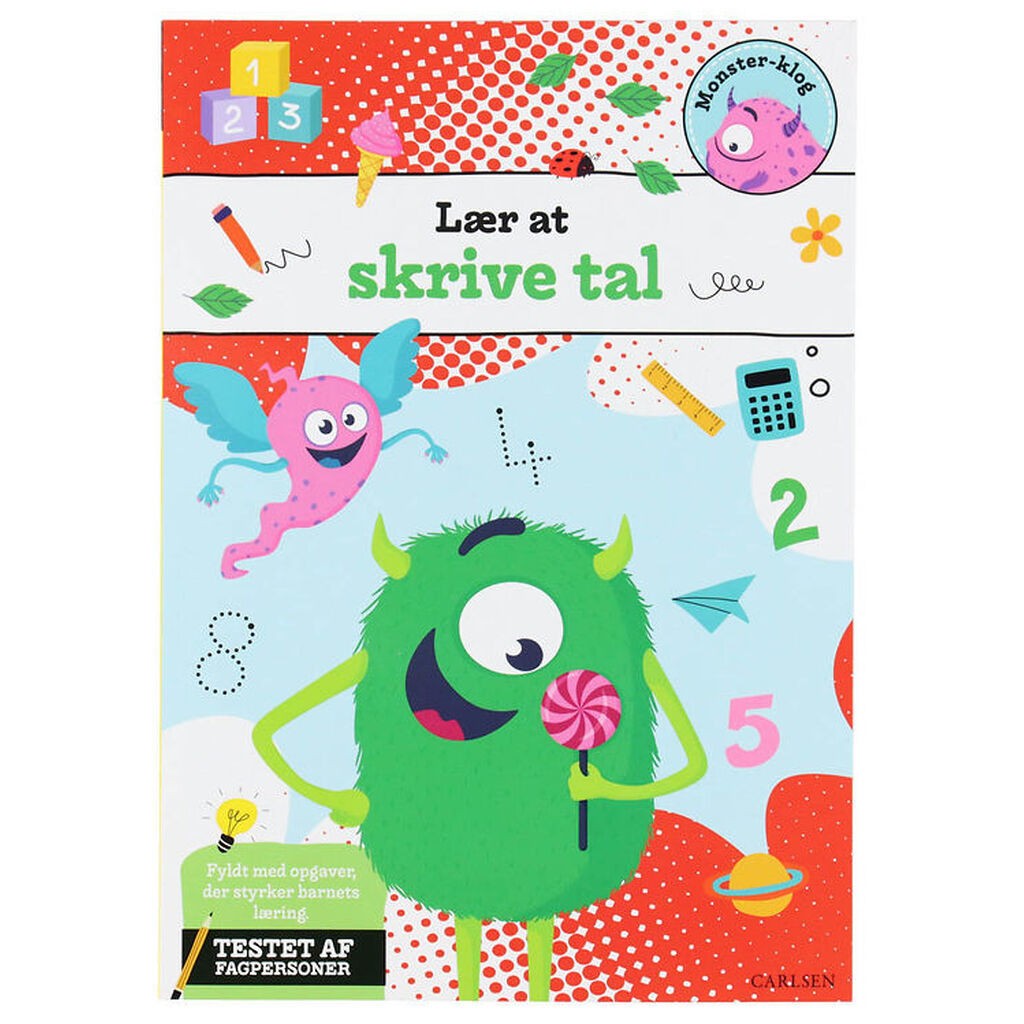 Forlaget Carlsen Opgavebog - Lær At Skrive Tal