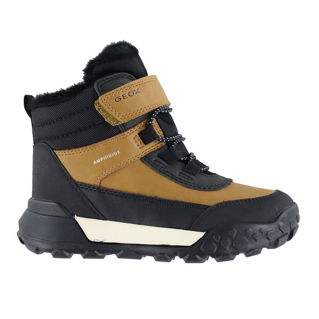 Geox Vinterstøvler - Tex - Trekkyup - Sort/Brun
