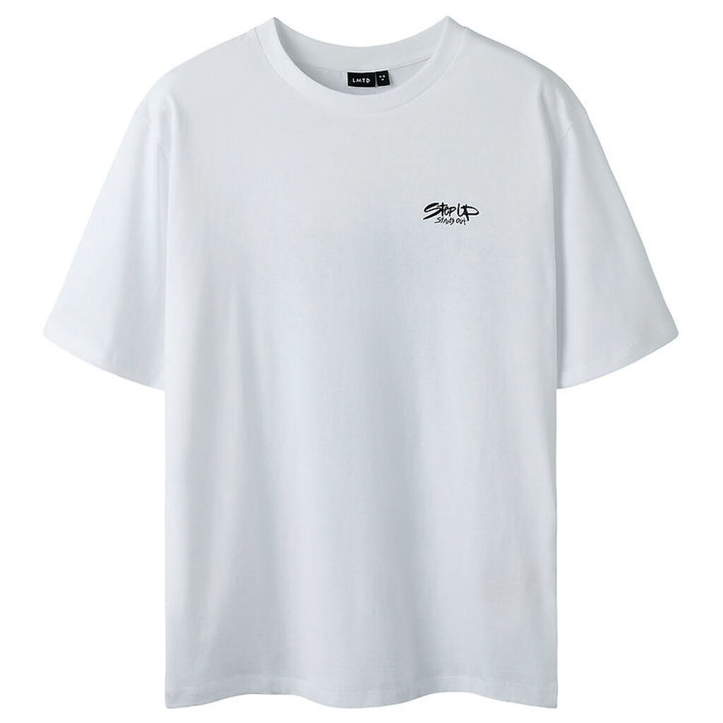 LMTD T-shirt - NlnStep - Bright White