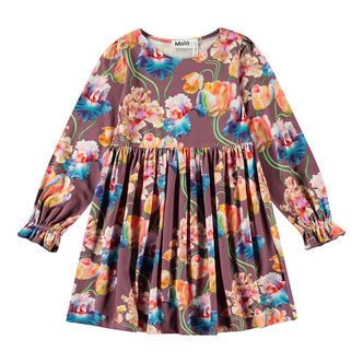 Molo Kjole - Camie - Rainbow Tulips