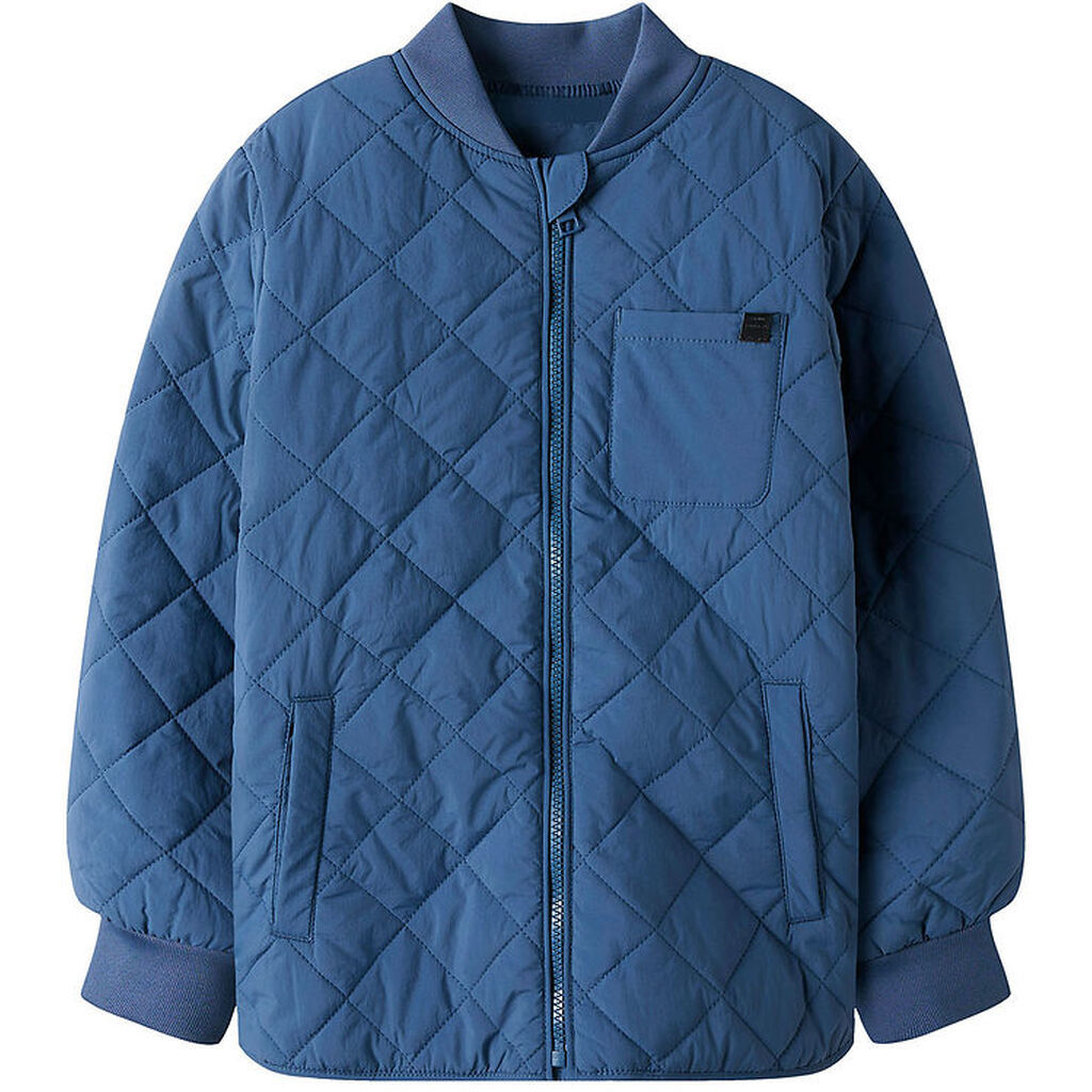 Name It Termojakke - NkmMarlin - Quilt - Sargasso Sea