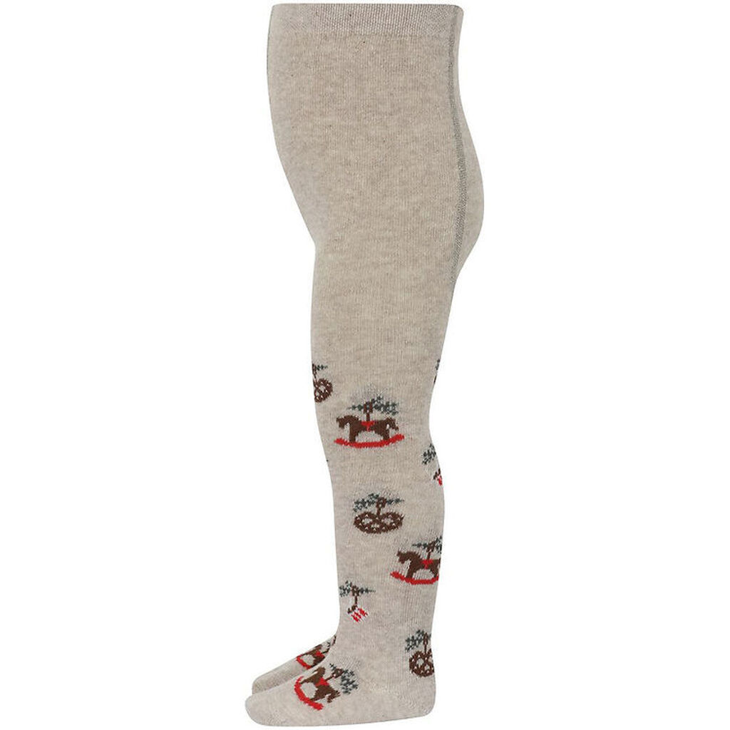 MP Strømpebukser - Julle - Beige Melange