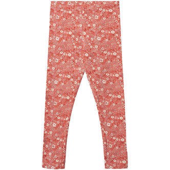 Wheat Leggings - Jules - Coral Flowers