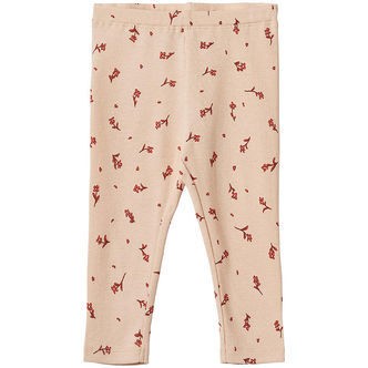 Wheat Leggings - Rib - Jules - Rose Water Flowers
