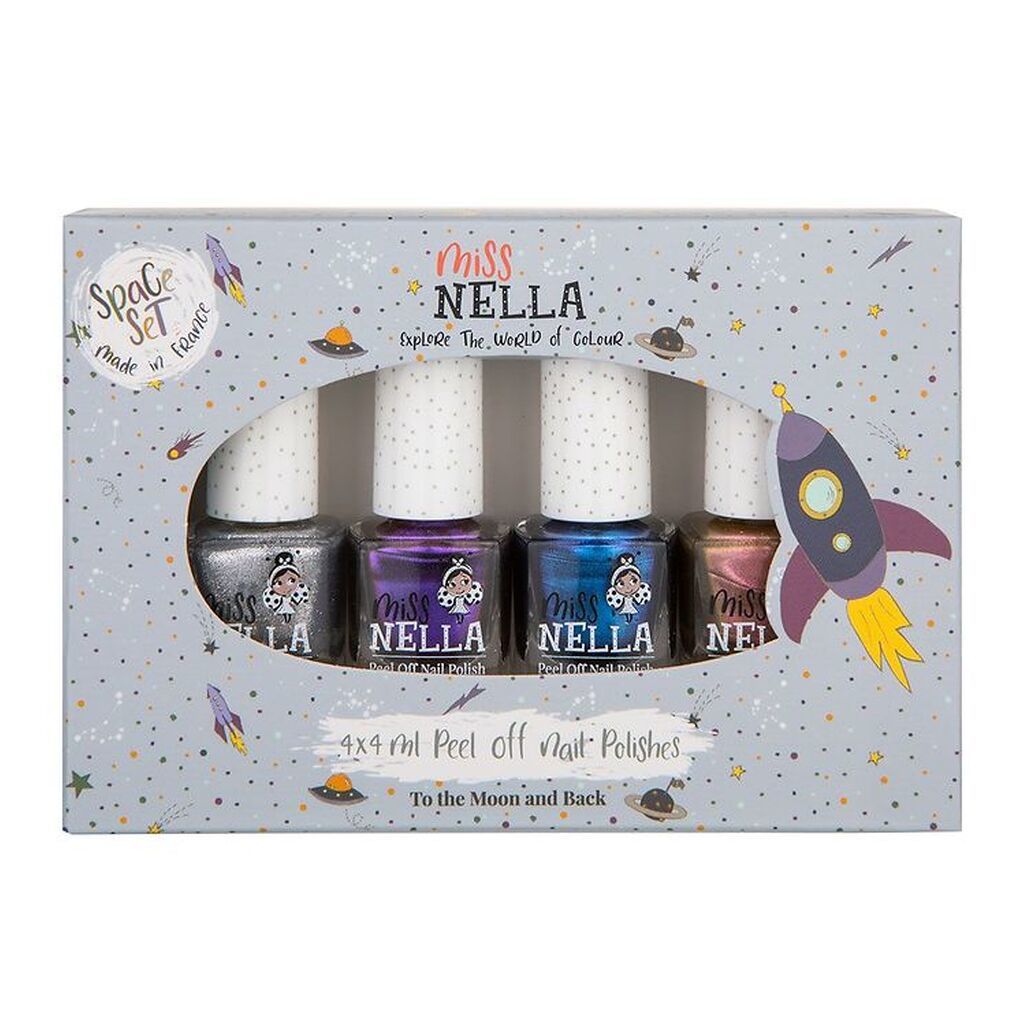 Miss Nella Neglelak - 4-pak - Space Set