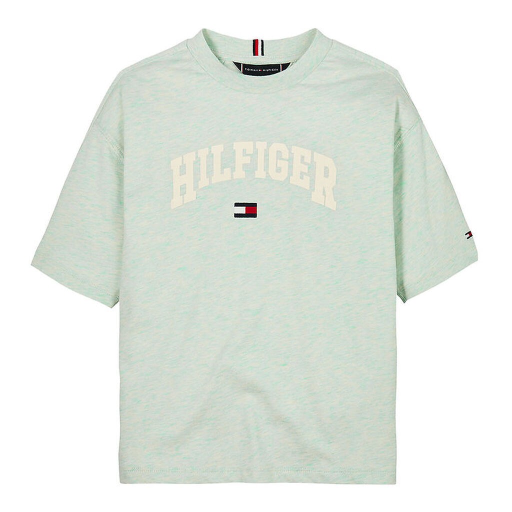 Tommy Hilfiger T-shirt - Varsity - Dew Green Heather