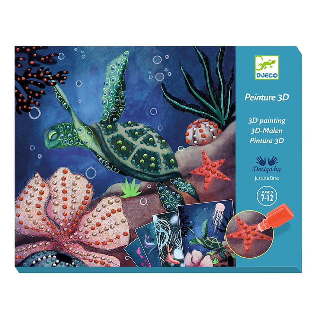 Djeco Kreasæt - 3D Painting - Abysses