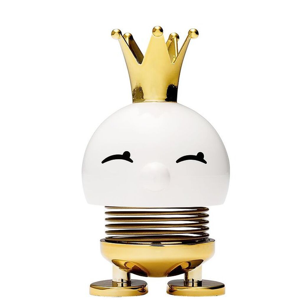Hoptimist Queen Junior Bimble - 13,5 cm - Hvid/Guld