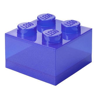 LEGOÂ® Storage Opbevaringsboks - 4 Knopper - Glitter Violet