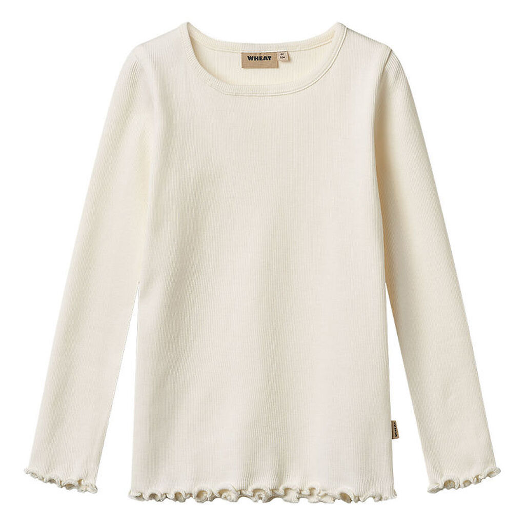 Wheat Bluse - Rib - Ida - Ivory